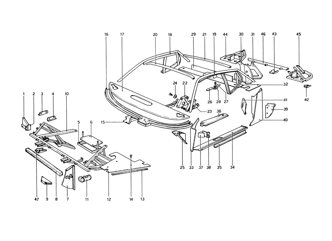 BODY SHELL - INNER ELEMENTS